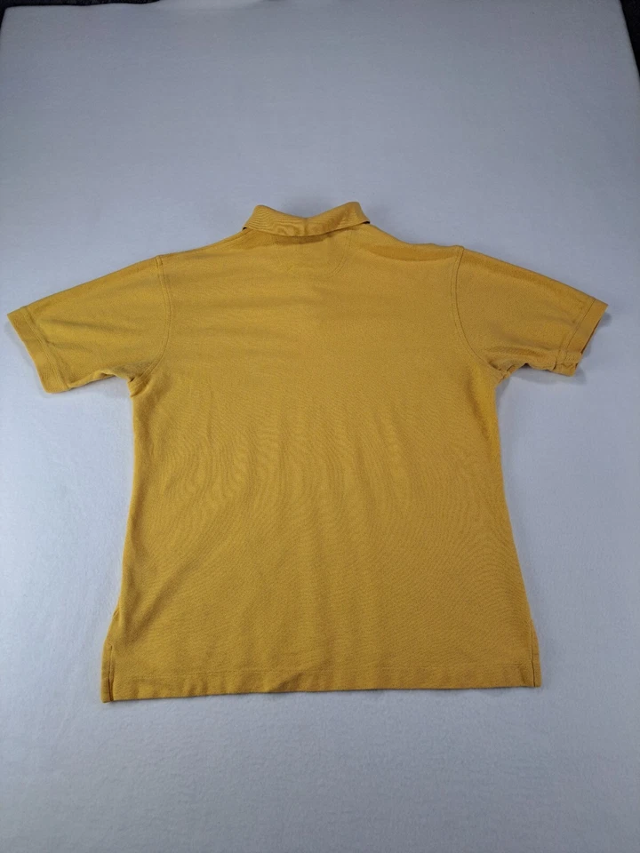 Camisa Polo Faconnable Para Hombre Mediana Amarilla Manga Corta Diseñador Albert Goldberg Foto 2 de 4