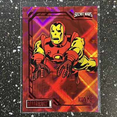 Iron Man 2024 Upper Deck Allegiance Marvel Secret Wars Red