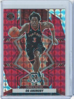 OG Anunoby 2021-22 Panini Mosaic #60 Red Toronto Raptors | eBay