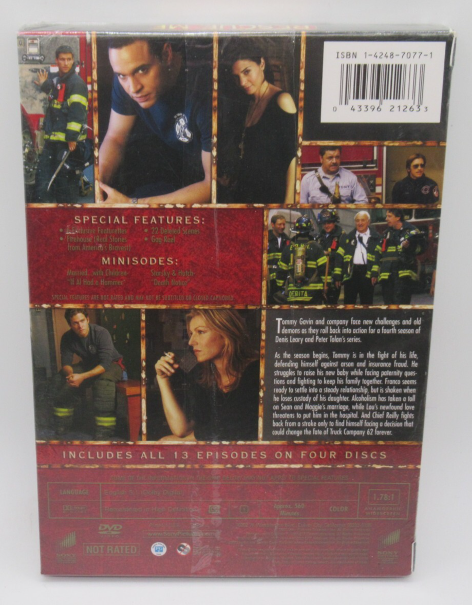 その他 Rescue Me: Complete Fourth Season/ [DVD] Rescue Me: Complete Fourth Season 4 (DVD, 2007, 4-Disc Set