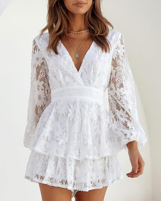 midi lace slip dress Le Stretch Lace Slip Dress main image 1