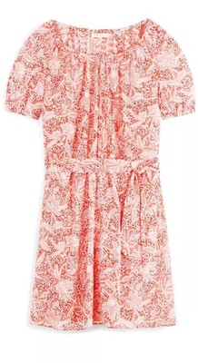 drop waist gauze dress Lena Duo-Color Gauze Midi Dress
