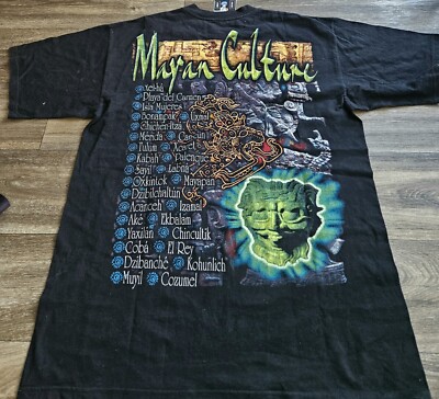 Vintage Resurreccion Mayan Culture All Over Print 90s Art T Vintage Resurreccion Mayan Culture All Over Print 90s Art T