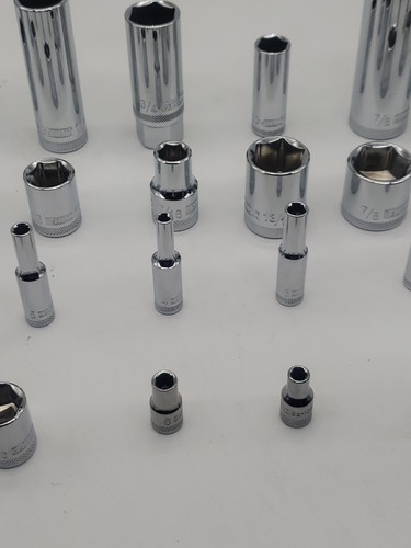 Juego de enchufes DeWalt Lote 43 piezas herramienta de mano artículos nuevos hechos en Taiwán sin estuche - Imagen 8 de 24