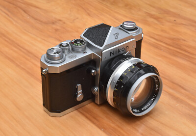 Early Nikon F SLR 64 Series with Rare 5.8cm f1.4 lens