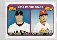2014 Topps Heritage Rookie Stars Heath Hembree/Kevin Siegrist #282