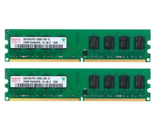 Hynix 4GB 2GB 1GB DDR2 DDR3 5300 6400 667 1600 Mhz DIMM RAM Desktop Memory Lot - Picture 14 of 34
