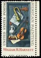 1386, Fantastic Misperf Freak Error Mint NH 6¢ Painting * Stuart Katz