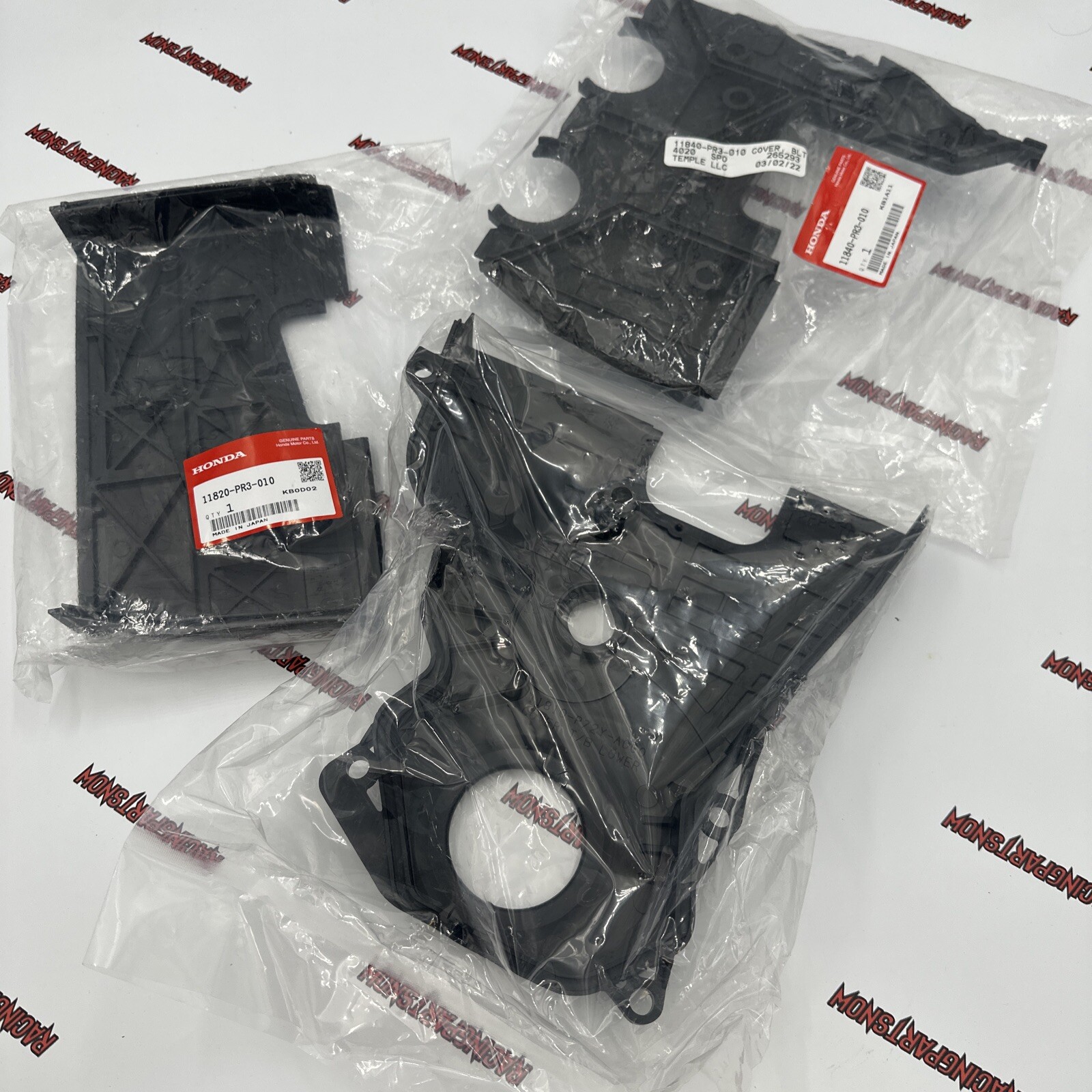 NEW OEM HONDA 9900 CIVIC SI B16A2 FULL TIMING BELT COVER KIT B16 B16A