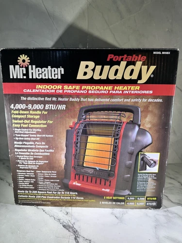 Mr. Heater MH9BX Buddy 4000 9000 BTU Indoor Safe Portable Radiant Heater