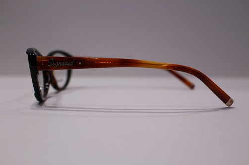 Dsquared2 DQ5110 005 Dark Havana Cat Eye 54-17-140mm Full Rim Unisex Eyeglasses - Picture 4 of 8