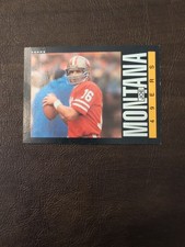 1985 Topps JOE MONTANA NFL Football Card #157 San Francisco 49ers Hall Of Fame 