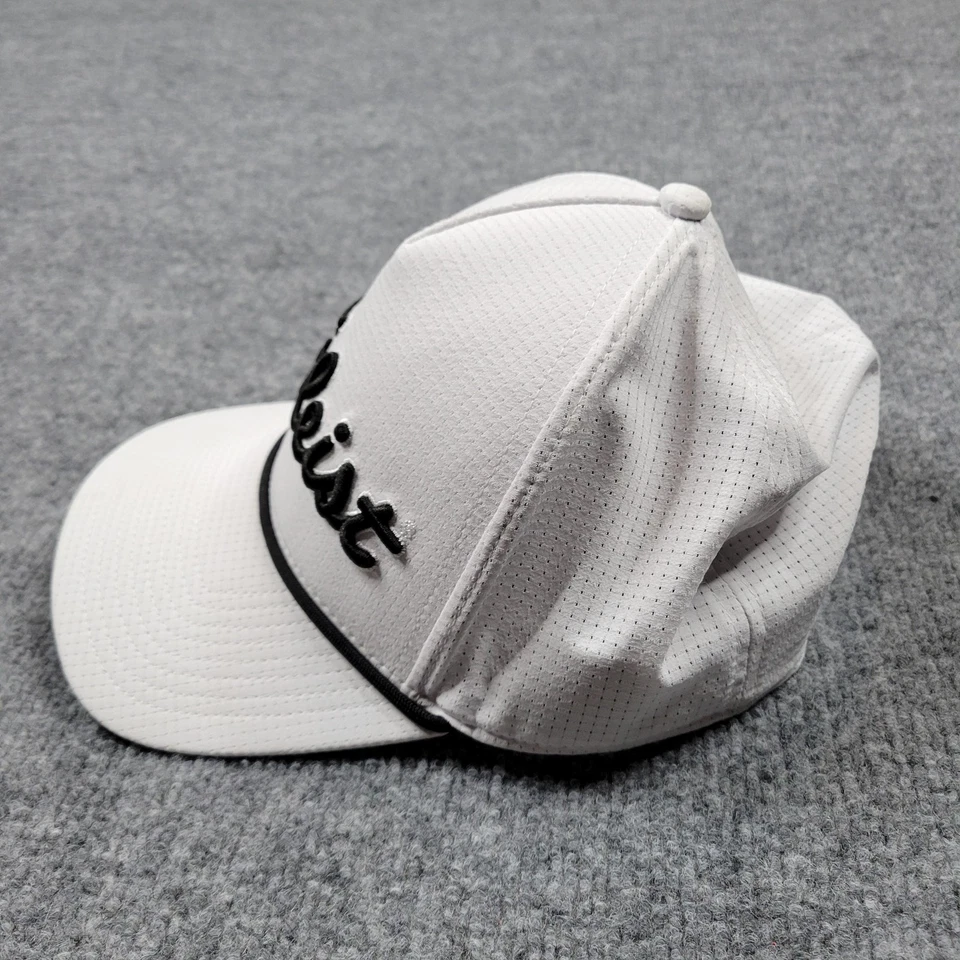 Gorra Titleist Snap Back cuerda blanca golf malla perforada parche golfista para hombre Foto 3 de 4
