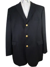 Brooks Brothers Blazer 50L Golden Fleece Button Blue Jacket