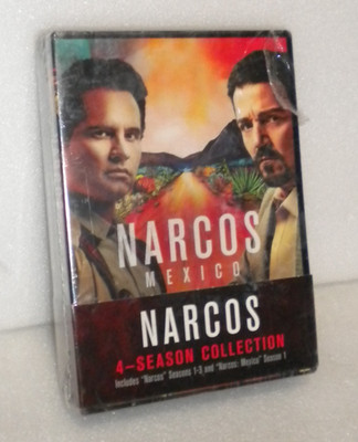 NARCOS 4 SEASON COLLECTION New DVD Narcos 1 2 3 + Marcos Mexico 1