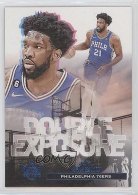 2023-24 Panini Court Kings Double Exposure Amethyst 10/99 Joel Embiid #6 4vc