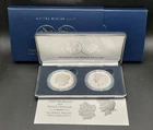 2025 Morgan & Peace Dollar Reverse Proof 2-Coin Set w/ OGP Box & COA