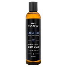 Beard Wash, 8 fl oz - Water-Based Face Cleanser with All-Natural Ingredients ...