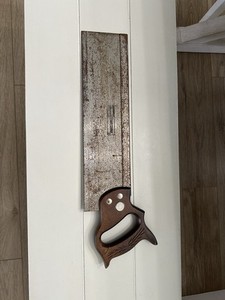 Vintage Craftsman Back Saw 26in Steel Blade 4in Width