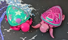 Little Live Pets Turtle Lot 2 Melon Drops Sea Shore Electronic Moose Toys *READ*