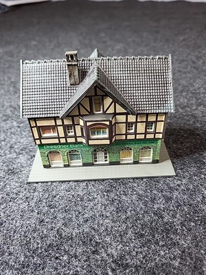 Pola N 228 Half-timbered House Commercial Building Dresdner Bank RARE!
