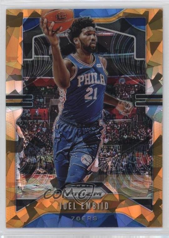 2019-20 Panini Prizm Orange Ice Prizm Joel Embiid #199 12g7