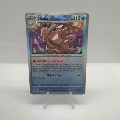 Seaking 021/131 Prismatic Evolutions Reverse Holo Rare  NM