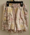 Briggs Women’s Floral Shorts Size Small. Elastic Waist With Tie & Tassels — photo 1
