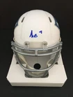 KAYSHON BOUTTE AUTOGRAPHED NEW ENGLAND PATRIOTS RIVALRIES MINI HELMET  JSA