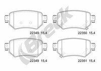 Breck BremsbeläGe Bremsbelagsatz Scheibenbremse FüR Mazda 6 Kombi Gj Gl Gh