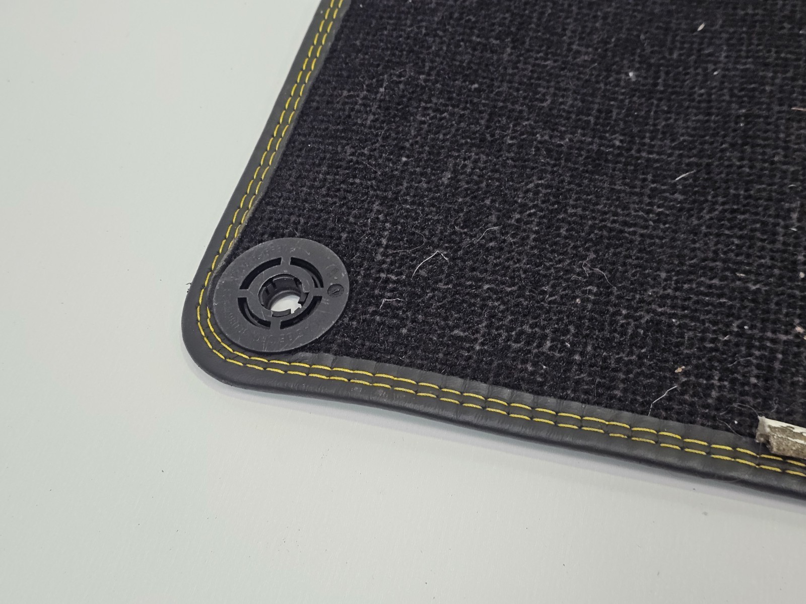 2015-2022 Lamborghini Huracan Black w/ Yellow Stitching Floor Carpet Mat Set OEM