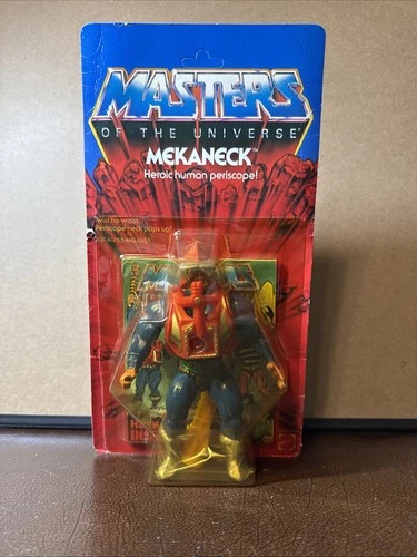 Vintage Masters Of The Universe Mekaneck UNPUNCHED Carded MOC MOTU