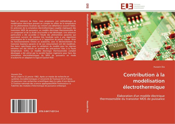 Contribution à La ModéLisation éLectrothermique Hussein Dia-image