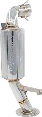 BIKEMAN PERFORMANCE 02-330PL-SS Powder Lite Slip-On Muffler - Stainless Steel