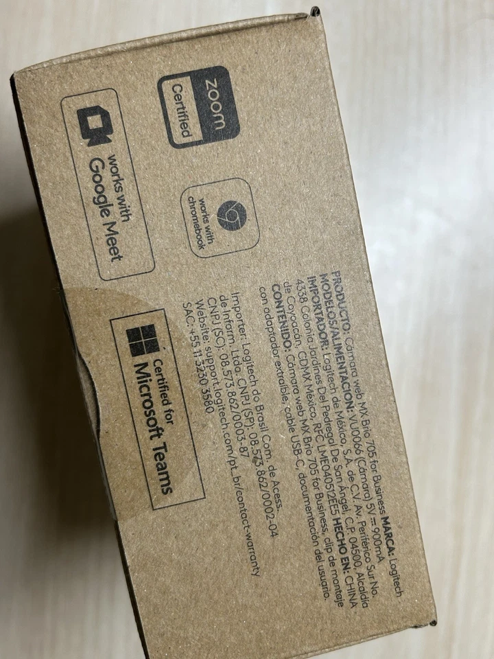 Logitech MX Brio Ultra HD 4K Collaboration & Streaming Webcam 1080p Graphite New - Image 3 of 4