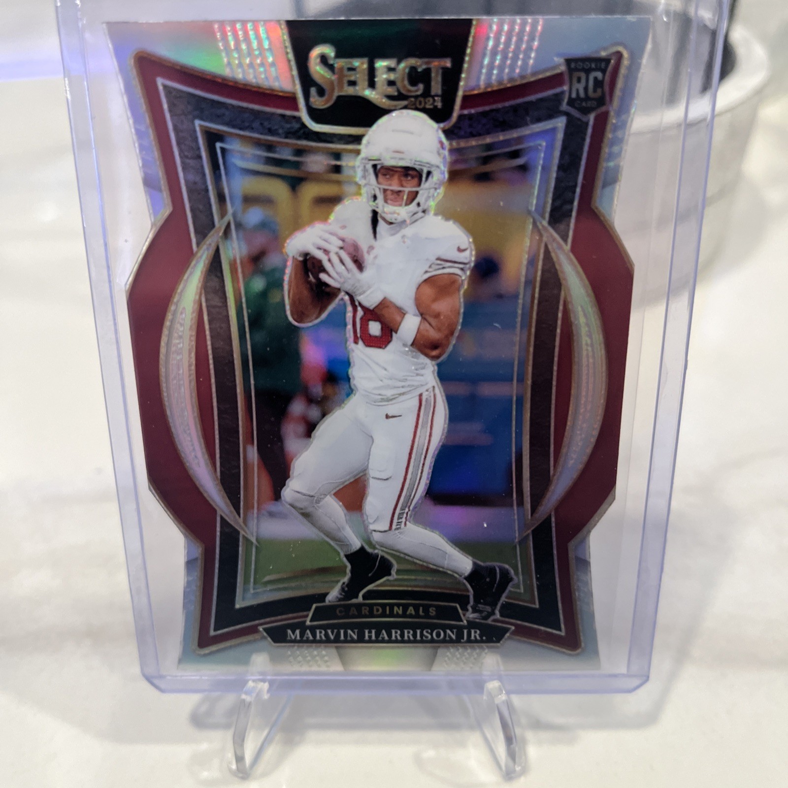 2024 Panini Select - Concourse Marvin Harrison Jr. #28 Silver Prizm Die-Cut (RC)