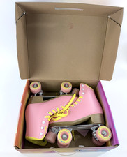 Impala Rollerskates US10 Women's A126-58817 Pink/Yellow Vegan Rollerskates - New