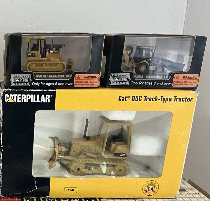 6 NORSCOT JOAL DIECAST HEAVY EQUIPMENT LOT CAT TRACTOR 297C D5M D5C LOADER NEW - Image 4 of 4