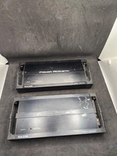 (UNTESTED) (2)Power Acoustik RZR12500D 2500W Subwoofer Amplifier PLS READ