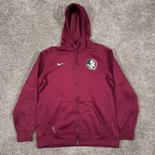 Florida State Seminoles Sweatshirt Mens Large Red NCAA Football Nike Therma Fit