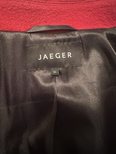 Ladies Jaeger Wool Coat. Size 16 - Picture 10 of 10