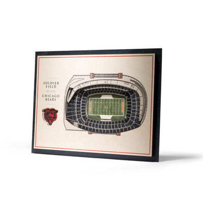Chicago Bears 5 Layer 3D Stadium View