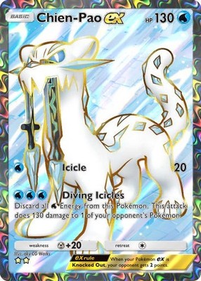 Pokemon Pocket TCG Card 2 Star Full Art Chien-Pao EX Paldean