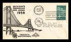 DR JIM STAMPS US COVER MACKINAC BRIDGE FIRST DAY ISSUE SCOTT 1109