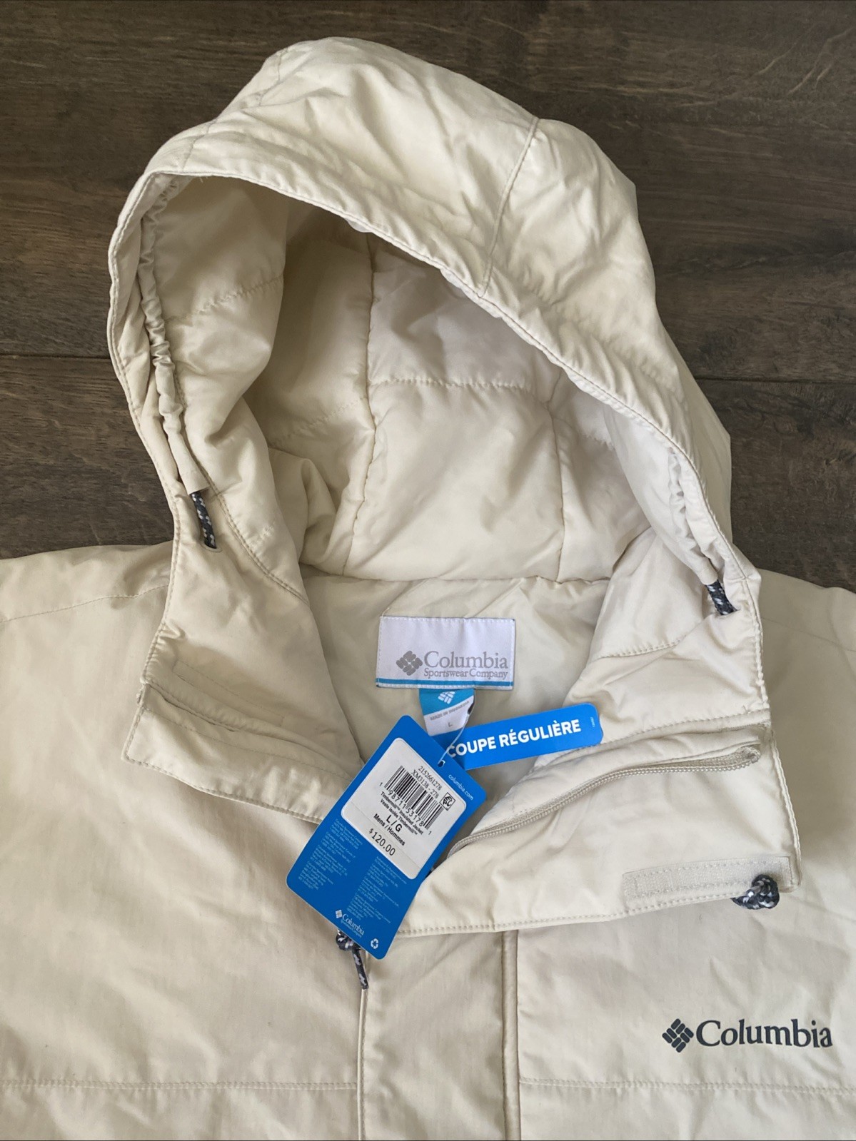 Columbia Men’s Timber mill Insulated Hooded Jacket Size Large NWT image 5
