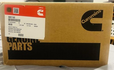 Cummins Throttle Valve Actuator Genuine Parts Valve 3691162 Model Year 2025