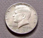 1964 kennedy half dollar #55