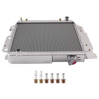 Aluminum Engine 4 Row Radiator for Jeep Wrangler TJ 1987-2006 CU1682 RAD1682