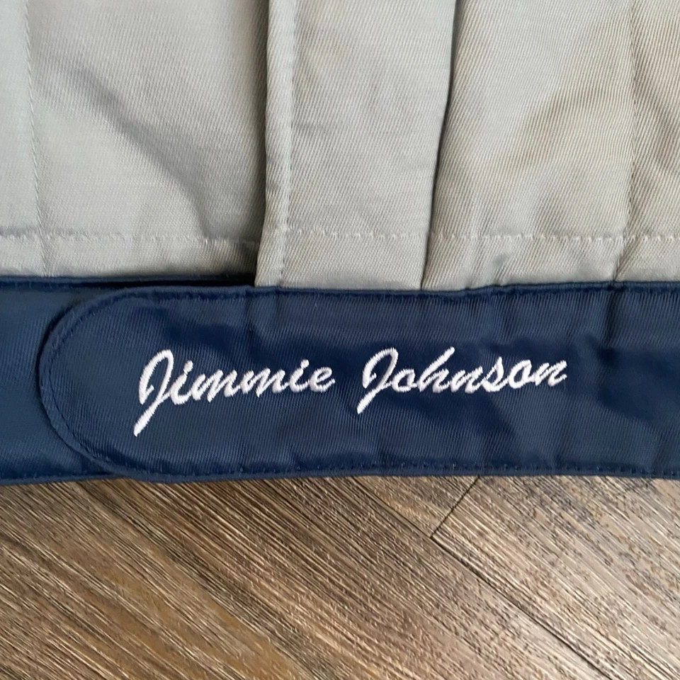 Chase Authentics Jimmie Johnson Lowes #48 NASCAR Gray Racing Jacket  XLARGE XL - Image 2 of 4