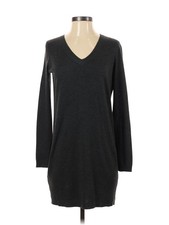 Mango Women Gray Casual Dress XS